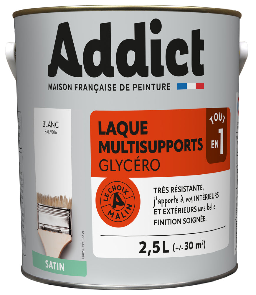 ADDICT LAQUE SATINEE BLANC 2.5L